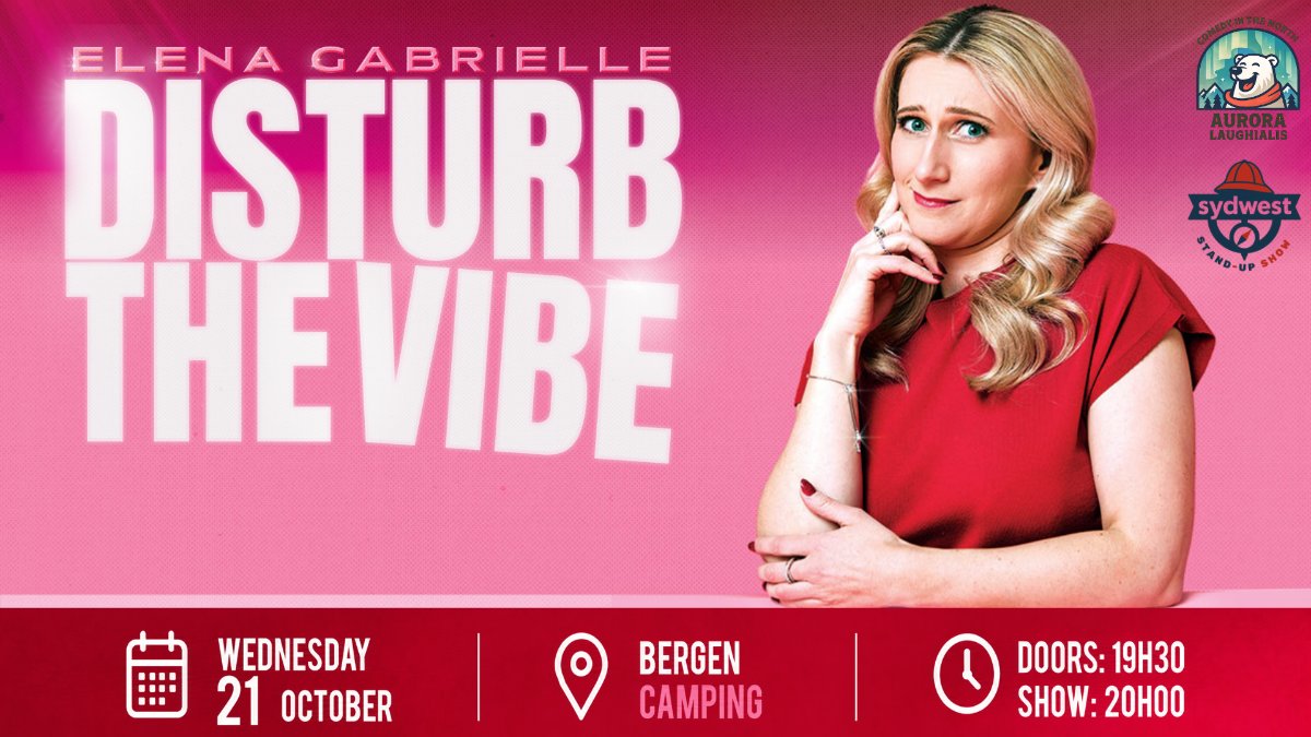 Elena Gabrielle – Disturb the Vibe - Live English Stand-Up Comedy in Bergen